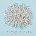 Bindringar 6x1mm Silverpläterade Nickelfria, 50-pack