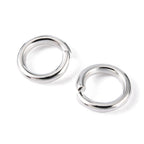 Bindringar 6x1mm Silverpläterade Nickelfria, 50-pack