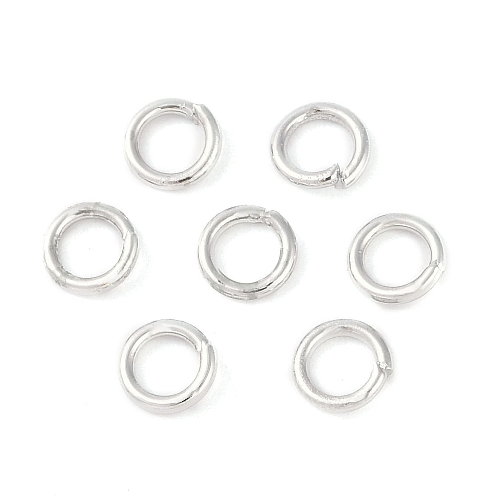 Bindringar 4x0,7mm Platinapläterade Nickelfria, 50-pack