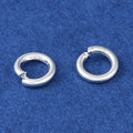 Bindringar 4x0,7mm 925 Silverpläterade Nickelfria, 50-pack