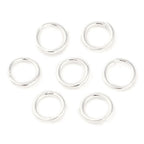Bindringar 6x0,9mm 925 Silverpläterade Nickelfria, 50-pack