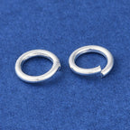 Bindringar 6x0,9mm 925 Silverpläterade Nickelfria, 50-pack