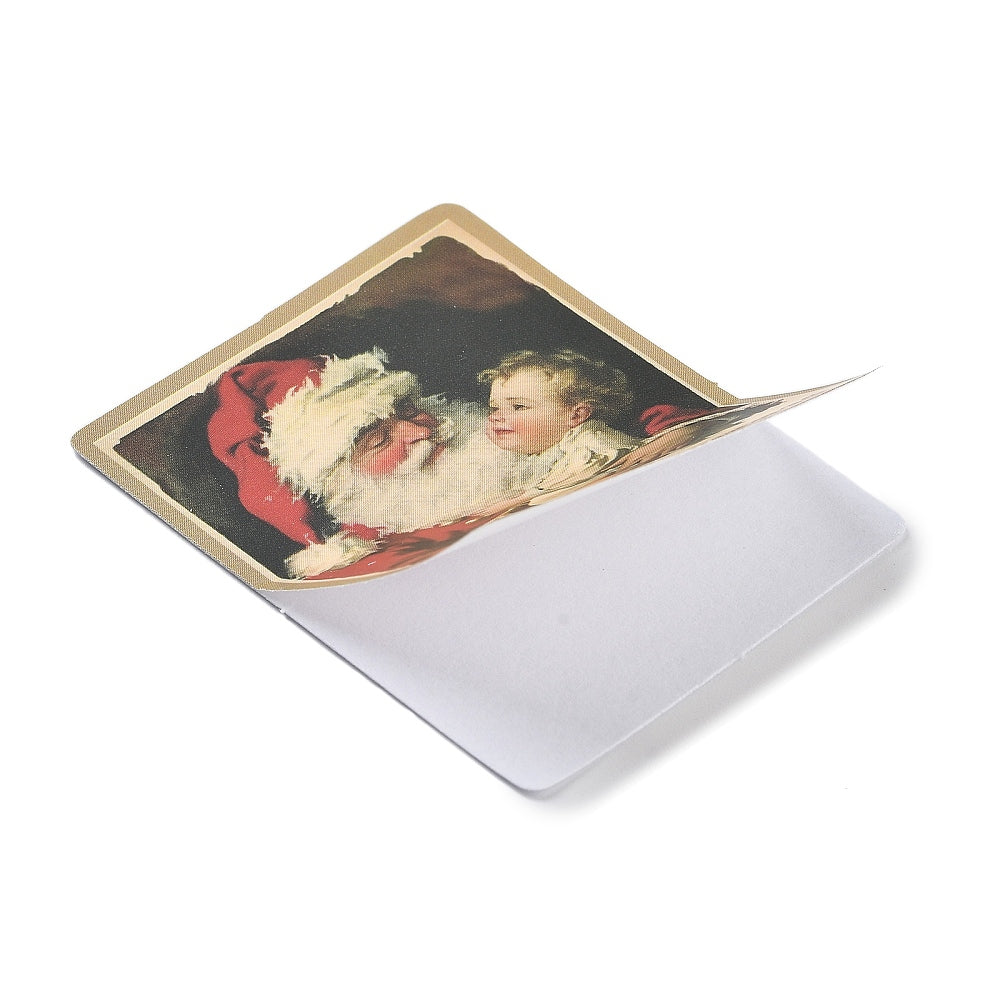 Klistermärken Vackra Retro Julmotiv, 50st olika motiv