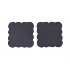 Smyckeskort Displaykort 50x51mm Svarta utan tryck, 10-pack