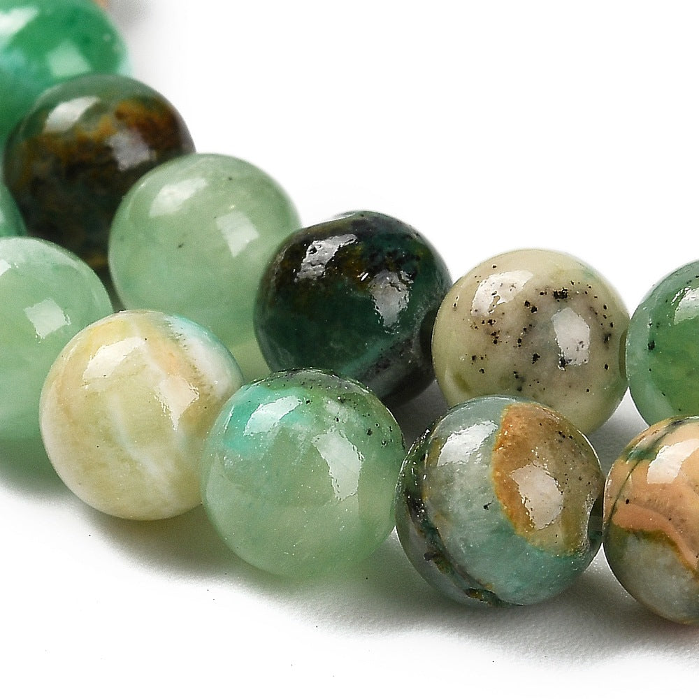 Green Line Jaspis 6mm Naturliga Ädelstenar, 1 sträng (ca 38cm)