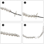 Knutgömmor 7x4mm Silverpläterad Mässing, 20-pack