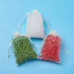 Organzapåsar 15x10cm Papayawhip, 10-pack