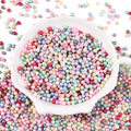 Seed Beads 4mm (6/0) Mixade pastellfärger Opaque, 30 gram