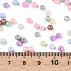 Seed Beads 4mm (6/0) Mixade pastellfärger Opaque, 30 gram