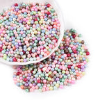 Seed Beads 4mm (6/0) Mixade pastellfärger Opaque, 30 gram