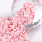 Seed Beads 4mm (6/0) Rosa Pink, 30 gram (ca 350st)