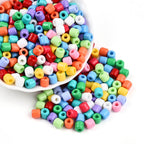 Seed Beads Stora 6-6,5mm Mixade färger Opaque, 30 gram (ca 80st)