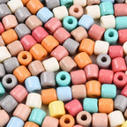 Seed Beads Stora 6-6,5mm Mixade färger Opaque, 30 gram (ca 80st)