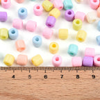 Seed Beads Stora 6-6,5mm Mixade färger Opaque, 30 gram (ca 80st)