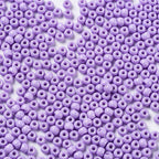 Seed Beads 4x3mm Ljuslila Ugnshärdad, 30 gram (ca 350st)