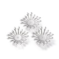 Pärlhattar 25x25mm i Rostfritt stål, 4-pack