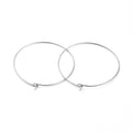 Hoops Creolörhängen 40mm Rostfritt Stål Nickelfria, 6-pack