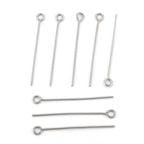 Öglepinnar Hattpinnar 30mm Rostfritt stål, 40-pack