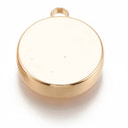 Ramberlock Cabochon-hänge för 10mm flatbacks 18K Guldpläterad, 1st