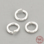 Bindringar 4x0,7mm äkta 925 Sterlingsilver Nickelfria, 4-pack