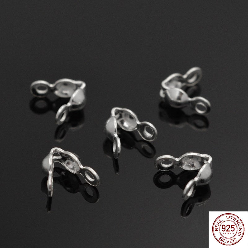 Knutgömmor 6,5x3mm i äkta 925 Sterlingsilver Nickelfria, 2-pack