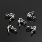 Knutgömmor 6,5x3mm i äkta 925 Sterlingsilver Nickelfria, 2-pack