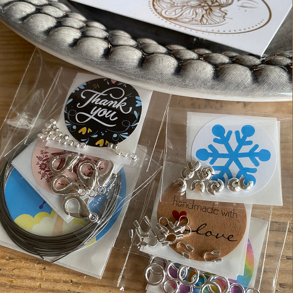 Startpaket Smyckestillverkning av Halsband & Armband Silver, 1 set