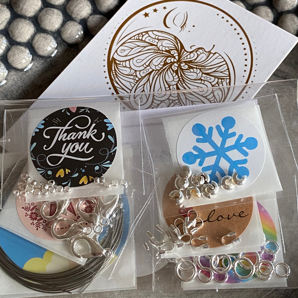 Startpaket Smyckestillverkning av Halsband & Armband Silver, 1 set