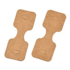 Smyckeskort Displaykort 9x3,4cm Kraftpapper, 10-pack