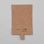 Smyckeskort Displaykort för Nyckelringar 10x6cm Kraftpapper, 10-pack