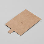 Smyckeskort Displaykort för Nyckelringar 10x6cm Kraftpapper, 10-pack