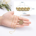 Diamantfasetterad Curb Chain 2mm Tvinnad Mässingskedja Guldfärgad Nickelfri, 2 meter