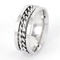 Figet Spinner Ring 20,6mm 304 Rostfritt stål med Plåtburk, 1 st