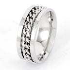 Figet Spinner Ring 20,6mm 304 Rostfritt stål med Plåtburk, 1 st