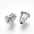 Bakstycken 6x5mm Platinumpläterade Nickelfria, 10-pack