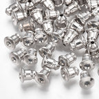 Bakstycken 6x5mm Platinumpläterade Nickelfria, 10-pack