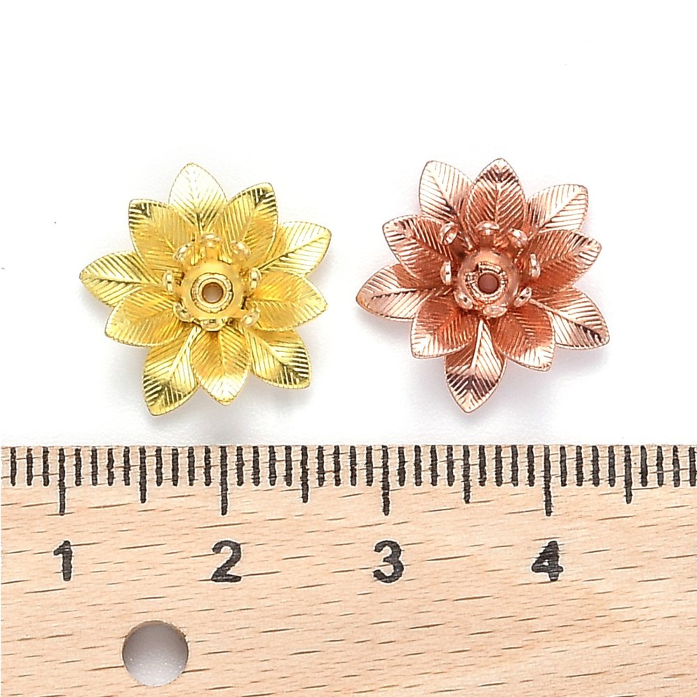 Pärlhattar Blompistiller Mixade pläteringar, 10-pack