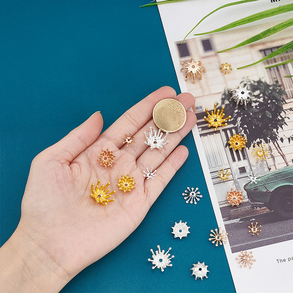 Pärlhattar Blompistiller Mixade Pläteringar, 24-pack