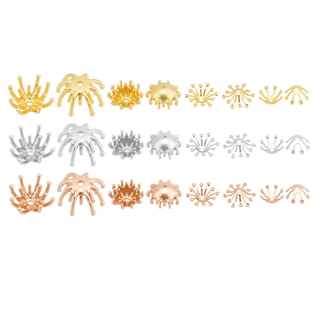 Pärlhattar Blompistiller Mixade Pläteringar, 24-pack