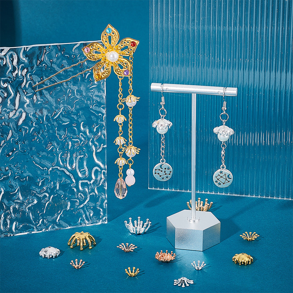 Pärlhattar Blompistiller Mixade Pläteringar, 24-pack