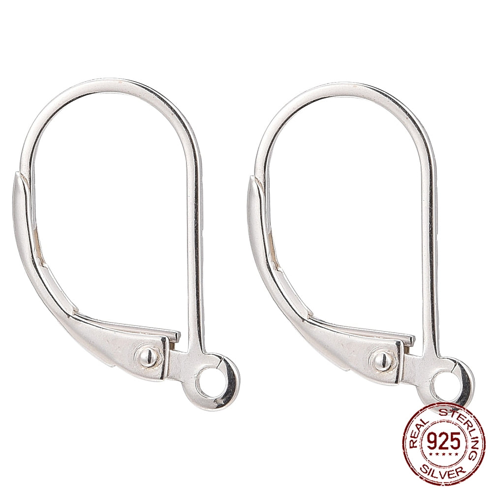 Brisyrkrokar äkta 925 Sterlingsilver Nickelfria, 1 par