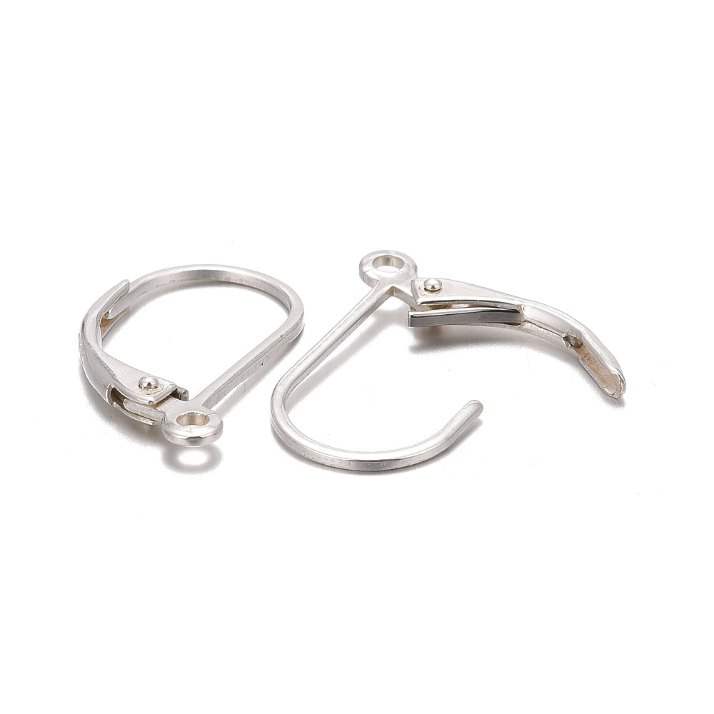 Brisyrkrokar äkta 925 Sterlingsilver Nickelfria, 1 par