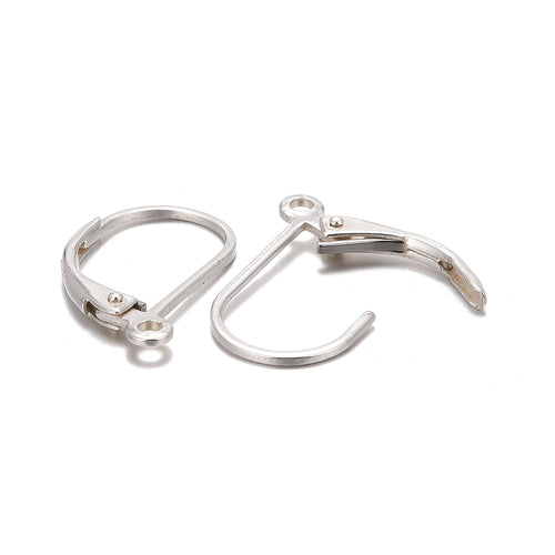 Brisyrkrokar äkta 925 Sterlingsilver Nickelfria, 1 par