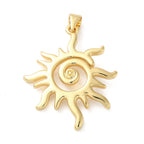 Solformad Mässingsberlock Gyllene, 1 st