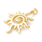 Solformad Mässingsberlock Gyllene, 1 st