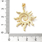 Solformad Mässingsberlock Gyllene, 1 st