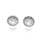 Pärlhattar i 304 Rostfritt stål 6mm, 30-pack