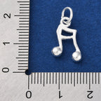 Berlock Musiknot i äkta 925 Sterlingsilver, 1st