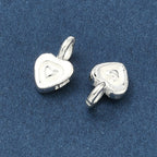 Hjärtberlock 8x5mm i äkta 925 Sterlingsilver, 1st