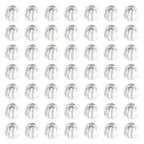 Räfflade runda 3mm pärlor i äkta 925 sterling silver, 6-pack